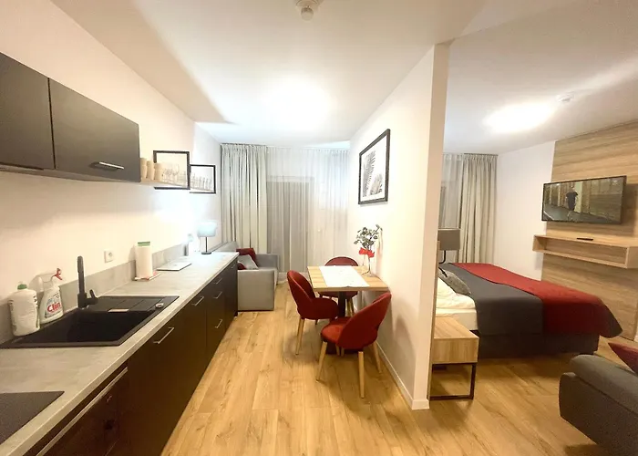 Apartmán Premium Atal Square-free Parking Space In The Garage